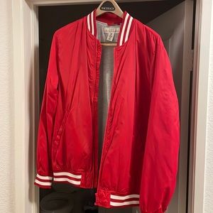 Red Bomber Jacket
